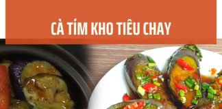 Cà tím kho tiêu chay