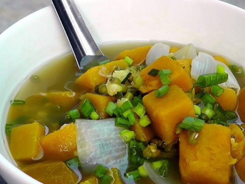 Lợi ích của việc ăn canh bí đỏ chay