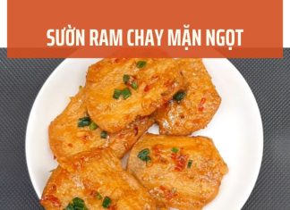 Sườn ram chay mặn ngọt