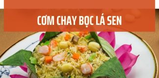 Cơm chay bọc lá sen