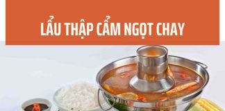 lẩu thập cẩm ngọt chay