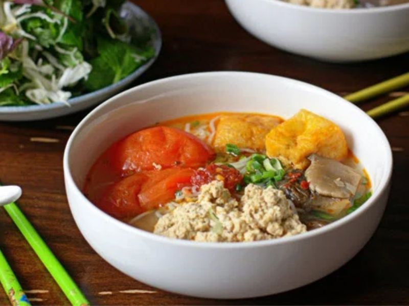 Dinh dưỡng từ món bún riêu chay