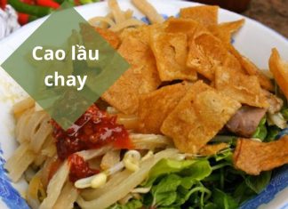 Cách chế biến món cao lầu chay "đậm vị" không khác gì món mặn