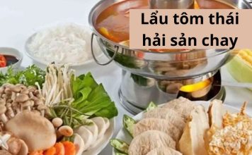 Lẩu tôm thái hải sản chay đơn giản, thanh đạm