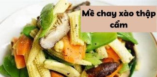 Công thức làm mề chay xào thập cẩm "mê li"