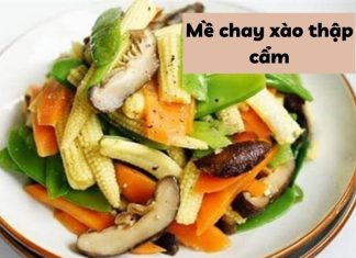 Công thức làm mề chay xào thập cẩm "mê li"