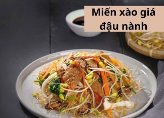 Cách nấu miến xào giá đậu nành giữ trọn dinh dưỡng