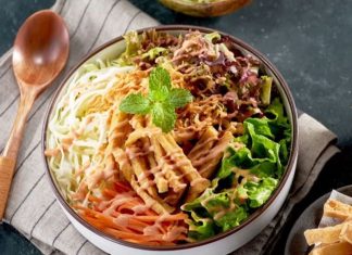 Bí quyết làm món Salad đậu hũ thanh đạm