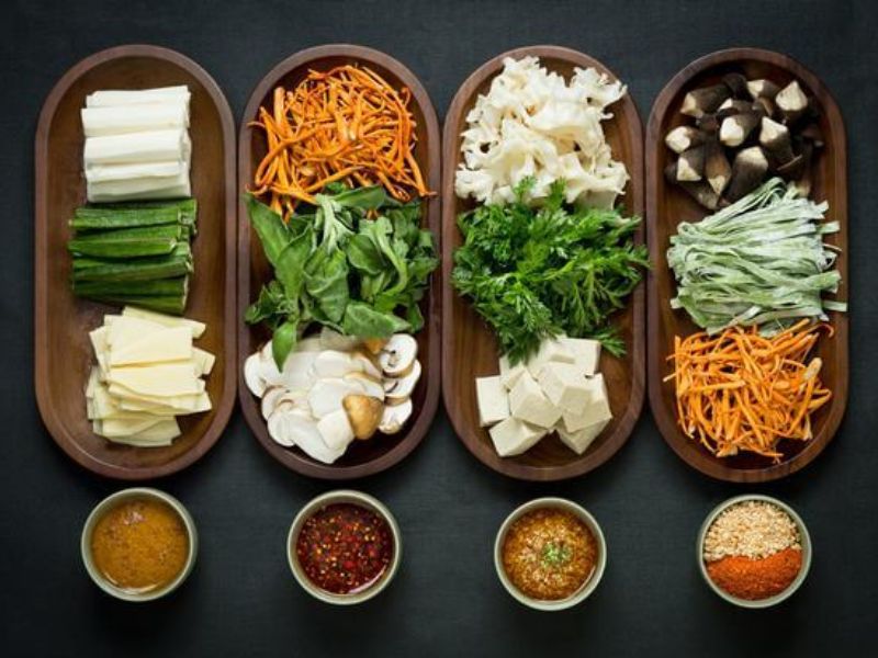 Công thức làm món salad đậu hũ non rau củ