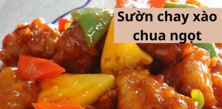 Sườn chay xào chua ngọt