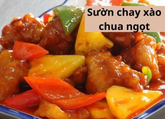 Sườn chay xào chua ngọt